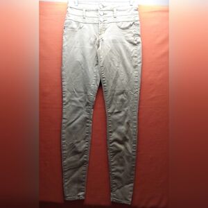 No Boundaries Khaki Button-Fly Pants